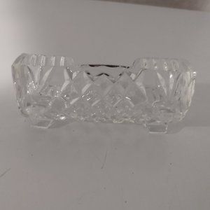 Salt Cellar Clear EAP Glass Cubist? Design